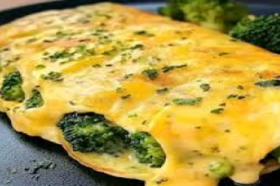 Broccoli Garden Omelette With Cheese