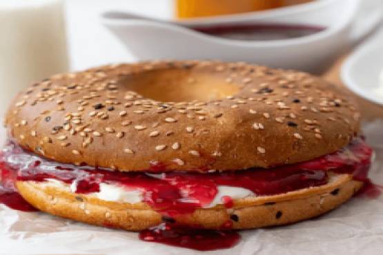 Bagel w Butter and Jelly