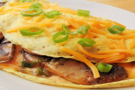 Mushroom & Cheese Omelets