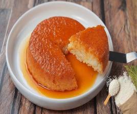 Rice Pudding with Basbousa